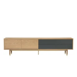 HOUSTON Entertainment TV Unit 200cm -Natural & Grey(Houston Entertainment Tv Unit 200cm Natural Grey) -Modern Furniture 336022 A 800
