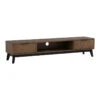 MALTON Entertainment TV Unit 180cm - Walnut & Black(Malton Entertainment Tv Unit 180cm Walnut Black) -Modern Furniture 336028 1800