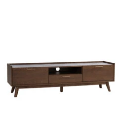 BREDA Entertainment TV Unit 180cm - Walnut(Breda Entertainment Tv Unit 180cm Walnut)