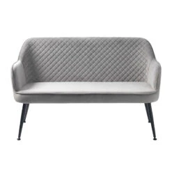 BERRIE 2 Seater Sofa - Grey(Berrie 2 Seater Sofa Grey) -Modern Furniture 34020002BERRIELOUNGESOFAGREYVELVET 2 800