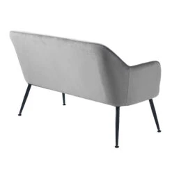 BERRIE 2 Seater Sofa - Grey(Berrie 2 Seater Sofa Grey) -Modern Furniture 34020002BERRIELOUNGESOFAGREYVELVET 4 800