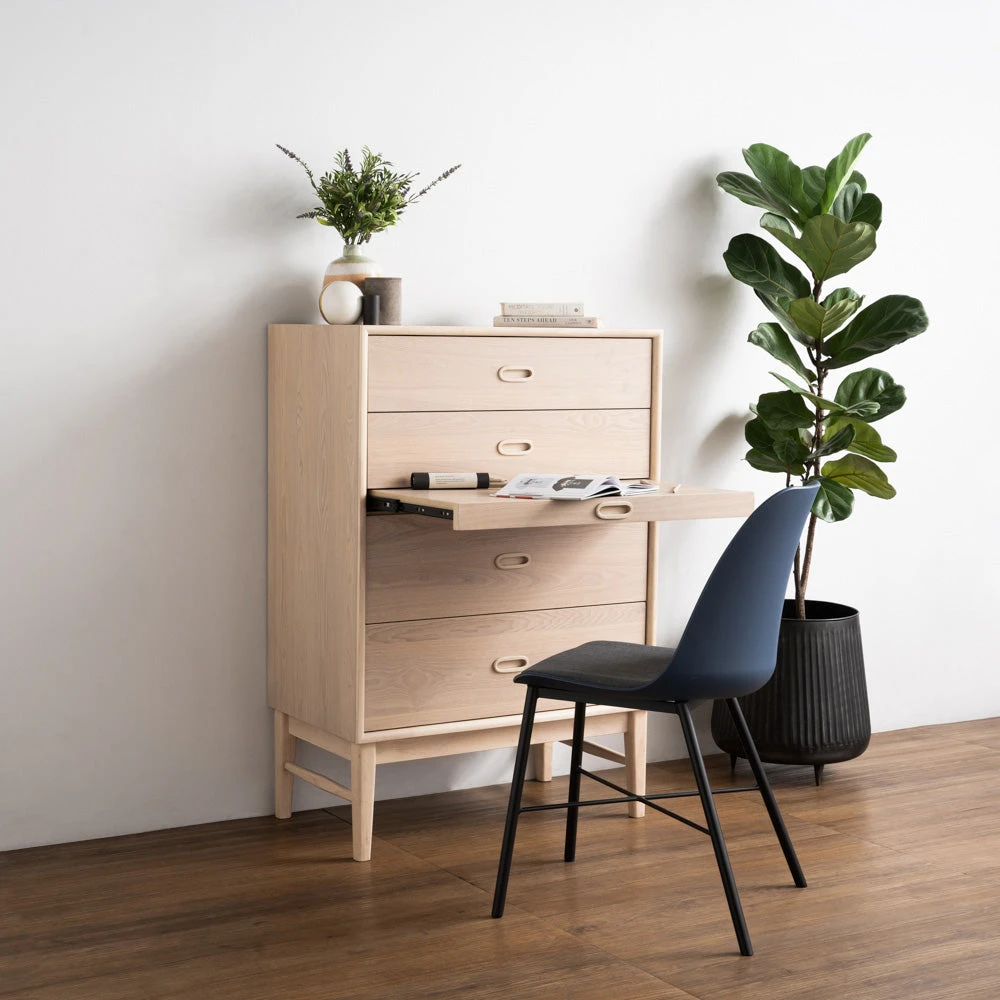 HAYTON Tall Sideboard 70cm - White Oak(Hayton Tall Ideboard 70cm White Oak) 4 HAYTON Tall Sideboard 70cm - White Oak(Hayton Tall Ideboard 70cm White Oak) - Image 2