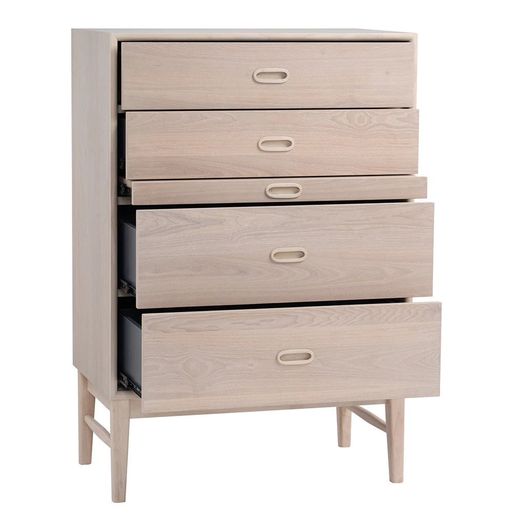 HAYTON Tall Sideboard 70cm - White Oak(Hayton Tall Ideboard 70cm White Oak) 10 HAYTON Tall Sideboard 70cm - White Oak(Hayton Tall Ideboard 70cm White Oak) - Image 8