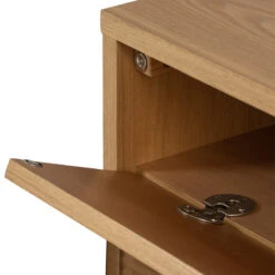 CASTOR Sideboard Buffet 125cm - Natural, Navy Blue & Black(Castor Sideboard 125cm Natural Blue Black) -Modern Furniture 344024 D8800