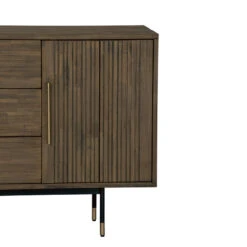 HAMILTON Sideboard Buffet Solid Acacia Wood 160cm - Toffee Colour(Hamilton Sideboard 160cm Walnut) -Modern Furniture 345028 D1 800