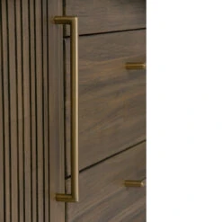 HAMILTON Sideboard Buffet Solid Acacia Wood 160cm - Toffee Colour(Hamilton Sideboard 160cm Walnut) -Modern Furniture 345028 D3 800