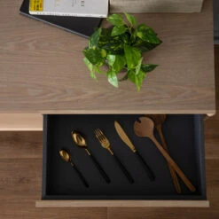 HAYTON Sideboard 160cm - White Oak(Hayton Sideboard 160cm White Oak) -Modern Furniture 345052HaytonSideboardCloseUp1 1000