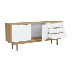 NAKULA Sideboard Buffet 180cm - Natural & White(Nakula Sideboard 180cm Natural White) -Modern Furniture 346007 D1800