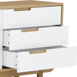 NAKULA Sideboard Buffet 180cm - Natural & White(Nakula Sideboard 180cm Natural White) -Modern Furniture 346007 D1CLOSEUPB