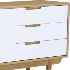 NAKULA Sideboard Buffet 180cm - Natural & White(Nakula Sideboard 180cm Natural White) -Modern Furniture 346007 D1CLOSEUPD