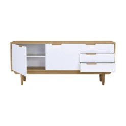 NAKULA Sideboard Buffet 180cm - Natural & White(Nakula Sideboard 180cm Natural White) -Modern Furniture 346007 D2800