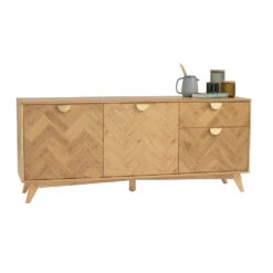 LOFTUS Sideboard Buffet 180cm - Oak(Loftus Sideboard Buffet 180cm Oak) -Modern Furniture 346030 2 1000