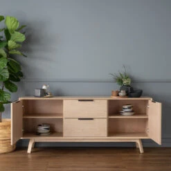 NEATH SIDEBOARD 180cm - White Oak(Heath Sideboard 180cm White Oak) -Modern Furniture 346032NeathSideboardLifestyle2 1000