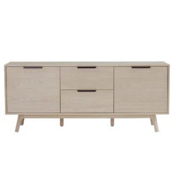 NEATH SIDEBOARD 180cm - White Oak(Heath Sideboard 180cm White Oak) -Modern Furniture 346032 A 01000
