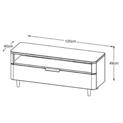 SIENNA Entertainment TV Unit 120cm -Natural & White(Sienna Entertainment Tv Unit 120cm Natural White) 9 SIENNA Entertainment TV Unit 120cm -Natural & White(Sienna Entertainment Tv Unit 120cm Natural White) -Modern Furniture 36372231SIENNAdms 800