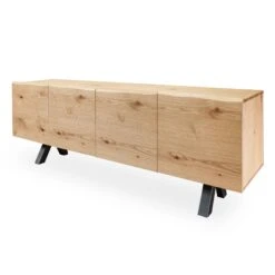 OLIVETO Sideboard Buffet 200cm - Brown & Black(Oliveto Sideboard 200cm Brown Black) -Modern Furniture 37682650OLIVETO4DOORSIDEBOARD 2