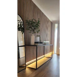 WOODFLEX Flexible Acoustic Wood Slat Wall Panel, Walnut Veneer - 2700mm X 600mm(Copy Of Woodflex Flexible Acoustic Wood Wall Panel Black Veneer) -Modern Furniture 3Walnut 800 cc5a828c 724a 4ba9 b195 df9b17d0f65f