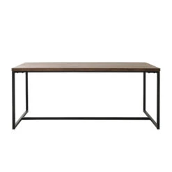 RIVOLI Dining Table 1.8M -Smoked Oak / Black(Rivoli Dining Table 1 8 M Dark Brown) -Modern Furniture 40793020RIVOLIDININGTBL 1 800