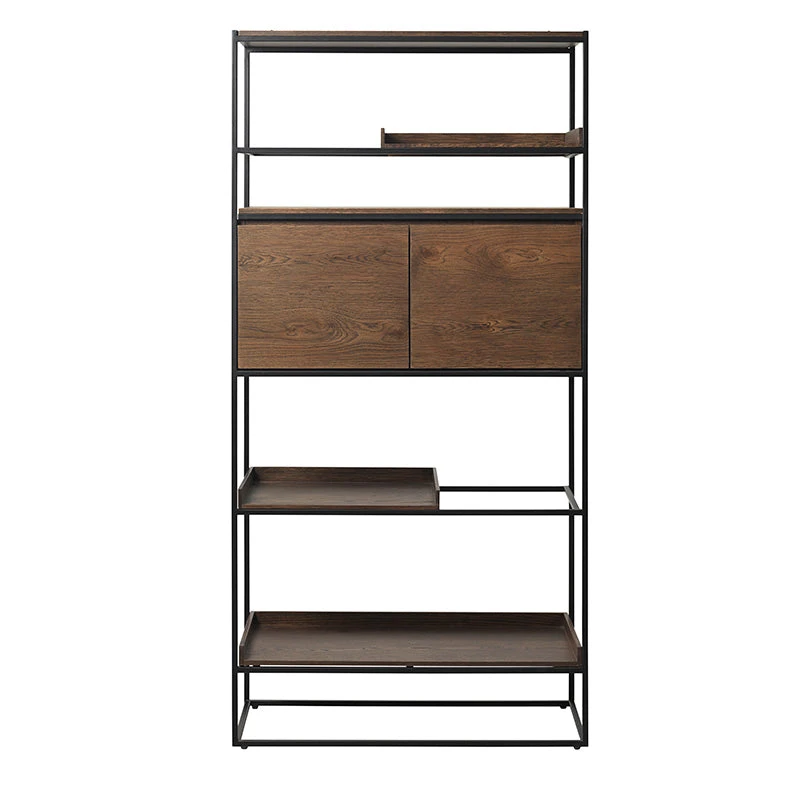 RIVOLI Display Unit 1.8M - Smoked Oak & Black(Rivoli Display Unit 1 8m Smoke Oak) 3 RIVOLI Display Unit 1.8M - Smoked Oak & Black(Rivoli Display Unit 1 8m Smoke Oak)