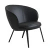 GAIN Lounge Chair - Black(Gain Lounge Chair Black) -Modern Furniture 41180000GAINLOUNGEBLACKFAUXLEATHER 1 800flipped