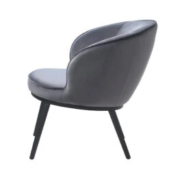 GAIN Lounge Chair - Steel Grey(Gain Lounge Chair Steel Grey) -Modern Furniture 41180012GAINLOUNGESTEELGREYVELVET 3 800