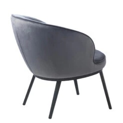 GAIN Lounge Chair - Steel Grey(Gain Lounge Chair Steel Grey) -Modern Furniture 41180012GAINLOUNGESTEELGREYVELVET 4 800
