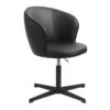 GAIN Office Chair - Black(Gain Office Chair Black) -Modern Furniture 41310000GAINOFFICEBLACKFAUXLEATHER 1800flipped