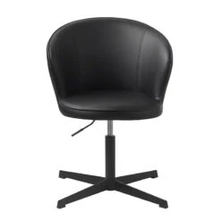 GAIN Office Chair - Black(Gain Office Chair Black) 15 GAIN Office Chair - Black(Gain Office Chair Black) -Modern Furniture 41310000GAINOFFICEBLACKFAUXLEATHER 2800