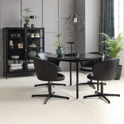 GAIN Office Chair - Black(Gain Office Chair Black) 14 GAIN Office Chair - Black(Gain Office Chair Black) -Modern Furniture 41310000GAINOFFICEBLACKFAUXLEATHER R1800