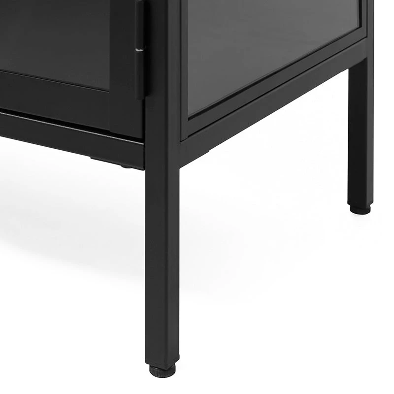 CARMEL 3 Glass Doors Sideboard 132cm - Black(Carmel Sideboard 3 Doors 132xcm Black) 12 CARMEL 3 Glass Doors Sideboard 132cm - Black(Carmel Sideboard 3 Doors 132xcm Black) - Image 10