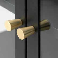 CARMEL 4 Glass Doors Sideboard 170xcm - Black(Carmel Sideboard 4 Doors 170xcm Black) -Modern Furniture 42270600CARMELSIDEBOARD4SECTION D3 800