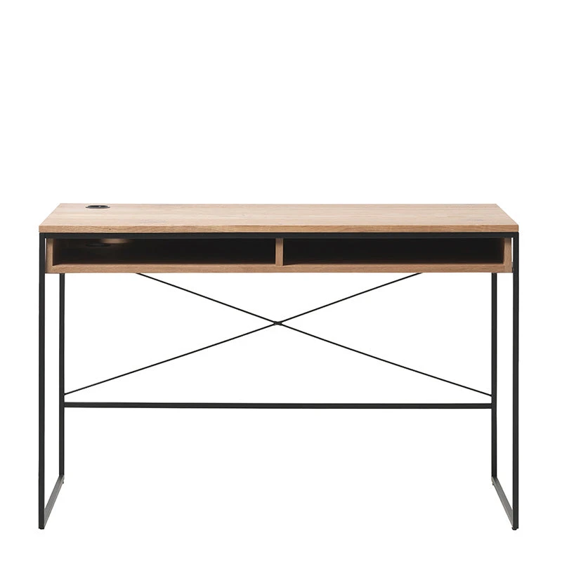 RIVOLI Study Desk 120cm -Natural Oak & Black(Rivoli Study Desk 120cm Natural Black) 5 RIVOLI Study Desk 120cm -Natural Oak & Black(Rivoli Study Desk 120cm Natural Black) - Image 3