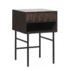 LATINA Side Table - Dark Brown / Black(Latina Side Table Dark Brown Black) -Modern Furniture 43423181LATINASIDETABLE46X46CM 2 800