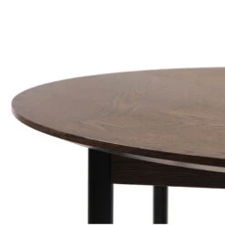 LATINA Round Dining Table 120cm -Dark Brown / Black(Latina Round Dining Table 120cm Dark Brown) -Modern Furniture 43603180LATINAROUNDTABLE120CM D1 800