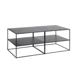 PEBBLE Coffee Table 50x50cm - Black(Pebble Coffee Table 50x50cm Black) -Modern Furniture 44520600PEBBLECOFFEETABLE50X50 C11 800