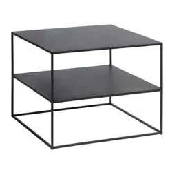 PEBBLE Coffee Table 65x65cm - Black(Pebble Coffee Table 65x65cm Black)