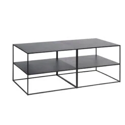 PEBBLE Coffee Table 65x65cm - Black(Pebble Coffee Table 65x65cm Black) -Modern Furniture 44530600PEBBLECOFFEETABLE65X65 C11 800