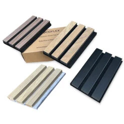 WOODFLEX Acoustics - 4pc Sample Box Set(Woodflex Flexible Acoustic Wood Wall Panel Sample)