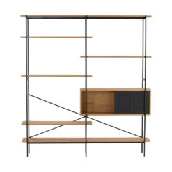 KREMAN Display Unit 1.7M - Oak(Kreman Shelf Oak) 15 KREMAN Display Unit 1.7M - Oak(Kreman Shelf Oak) -Modern Furniture 515006 A800