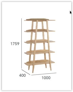 KEIR Shelf Unit 100cm - Natural(Keir Shelf 100cm Natural) -Modern Furniture 523007 dms
