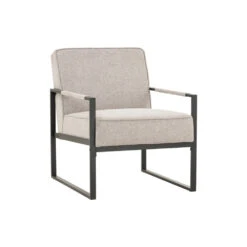 CALIBRA Single Seater Lounge Chair - Black & Grey(Calibra Single Seater Lounge Chair Grey)