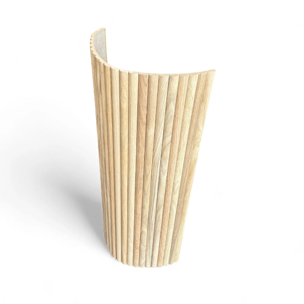 WOODFLEX Flexible Wooden Slat Under Bench Counter Panel - Oak Veneer - 900mm X 600mm - Half Round(Woodflex Flexible Wooden Slat Under Bench Counter Panel Oak Veneer 900mm X 610mm Half Round) 10 WOODFLEX Flexible Wooden Slat Under Bench Counter Panel - Oak Veneer - 900mm X 600mm - Half Round(Woodflex Flexible Wooden Slat Under Bench Counter Panel Oak Veneer 900mm X 610mm Half Round) - Image 8