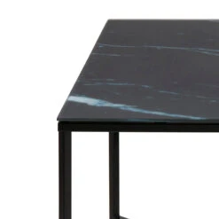 KOLINA Glass Coffee Table 80cm - Black(Kolina Glass Coffee Table 80cm Black) -Modern Furniture AC 0000067561 bcloseup1 800