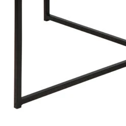 KOLINA Glass Coffee Table 80cm - Black(Kolina Glass Coffee Table 80cm Black) -Modern Furniture AC 0000067561 bcloseup2 800