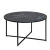 KOLINA Marble Glass Round Coffee Table 80cm - Black(Kolina Marble Glass Round Coffee Table 80cm Black) -Modern Furniture AC 0000069558 a 800
