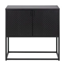 NEWTON 2 Door Sideboard 82cm - Black(Newton 2 Door Sideboard 82cm Black) -Modern Furniture AC 0000086322 b 800