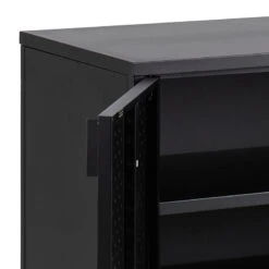 NEWTON 2 Door Sideboard 82cm - Black(Newton 2 Door Sideboard 82cm Black) -Modern Furniture AC 0000086322 g 800