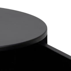 POLON Bedside Table 40cm - Black(Polon Bedside Table 40cm Black) 13 POLON Bedside Table 40cm - Black(Polon Bedside Table 40cm Black) -Modern Furniture AC 0000090315 5 800
