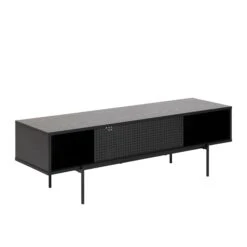 KREMAN Entertainment TV Unit 140cm - Black(Kreman Sideboard Buffet 140cm Black Copy)