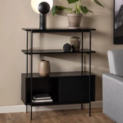 KREMAN Display Unit 94cm - Black(Kreman Display Unit 94cm Black) -Modern Furniture AC 0000090918Lifestyle3 1000